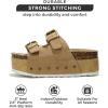 imageProject Cloud Platform Sandals Women Genuine Leather Footbed Wedge Sandals for Women 2025 Comfortable NonSlip Womens Sandals Platform Heels Womens Footwear OliyTaupe