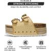 imageProject Cloud Platform Sandals Women Genuine Leather Footbed Wedge Sandals for Women 2025 Comfortable NonSlip Womens Sandals Platform Heels Womens Footwear OliyRaffia
