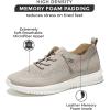 imageProject Cloud Shoes for Women  Lightweight Sneakers for Women with Leather Insole  Womens Slip on Shoes with Memory Foam  Machine Wash ampamp Sockless Wear Shoes DaisyGrey