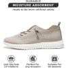 imageProject Cloud Shoes for Women  Lightweight Sneakers for Women with Leather Insole  Womens Slip on Shoes with Memory Foam  Machine Wash ampamp Sockless Wear Shoes DaisyGrey