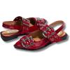 imageProject Cloud Womens Shoes ampamp Flats for Women Memory Foam Flats Shoes for Women Footwear NonSlip Rubber Sole Womens Sandals Slingback Flats Sandals for Women 2025 KatharynBurgandy