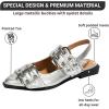 imageProject Cloud Womens Shoes ampamp Flats for Women Memory Foam Flats Shoes for Women Footwear NonSlip Rubber Sole Womens Sandals Slingback Flats Sandals for Women 2025 KatharynSilver