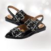 imageProject Cloud Womens Shoes ampamp Flats for Women Memory Foam Flats Shoes for Women Footwear NonSlip Rubber Sole Womens Sandals Slingback Flats Sandals for Women 2025 KatharynBlack
