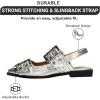 imageProject Cloud Womens Shoes ampamp Flats for Women Memory Foam Flats Shoes for Women Footwear NonSlip Rubber Sole Womens Sandals Slingback Flats Sandals for Women 2025 KatharynSilver