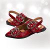 imageProject Cloud Womens Shoes ampamp Flats for Women Memory Foam Flats Shoes for Women Footwear NonSlip Rubber Sole Womens Sandals Slingback Flats Sandals for Women 2025 KatharynBurgandy
