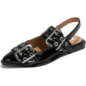 imageProject Cloud Womens Shoes ampamp Flats for Women Memory Foam Flats Shoes for Women Footwear NonSlip Rubber Sole Womens Sandals Slingback Flats Sandals for Women 2025 KatharynBlack