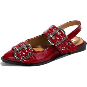 imageProject Cloud Womens Shoes ampamp Flats for Women Memory Foam Flats Shoes for Women Footwear NonSlip Rubber Sole Womens Sandals Slingback Flats Sandals for Women 2025 KatharynBurgandy