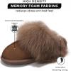 imageProject Cloud 100 Australian Sheepskin Scuff Slippers for Women  Genuine Shearling Memory Foam Slides for Women mules for women  NonSlip Womens Slippers RyannTaupe
