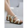 imageProject Cloud 100 Genuine Leather Wedge sandals for women 2025  Womens Sandals ampamp Womens Fashion Slippers Memory Foam  Platform Sandals Women Footwear Wedges CabanaSilver