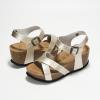 imageProject Cloud 100 Genuine Leather Wedge sandals for women 2025  Womens Sandals ampamp Womens Fashion Slippers Memory Foam  Platform Sandals Women Footwear Wedges CabanaSilver