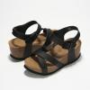imageProject Cloud 100 Genuine Leather Wedge sandals for women 2025  Womens Sandals ampamp Womens Fashion Slippers Memory Foam  Platform Sandals Women Footwear Wedges CabanaBlack