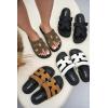 imageProject Cloud 100 Genuine Leather Womens Sandals  Memory Foam Slip on Sandals Women Footwear  Womens Fashion Platform Sandals Comfy Mules for Woman with Cutout Details Sandals MayvenWhite