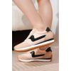 imageProject Cloud Fashion Sneakers for Women  Lace up Memory Foam Insole and NonSlip Womens Shoes Dressy Casual Spring Shoes MadisonBeige