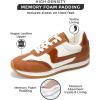 imageProject Cloud Fashion Sneakers for Women  Lace up Memory Foam Insole and NonSlip Womens Shoes Dressy Casual Spring Shoes MadisonTan