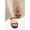 imageProject Cloud Flip flops for Women  Memory Foam Summer Sandals for Women 2025  Vegan Leather Beach Sandals  Slip On Beach Essentials Slides TransitionBlack Patent