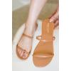 imageProject Cloud Flip flops for Women  Memory Foam Summer Sandals for Women 2025  Vegan Leather Beach Sandals  Slip On Beach Essentials Slides TransitionTan