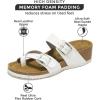 imageProject Cloud Genuine Leather Womens Sandals Wedge  Wedge Sandals ampamp Slippers  Memory Foam Women Footwear Beach Essentials NonSlip Sandals for Women 2025Whitebuckhead