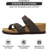imageProject Cloud Genuine Leather Womens Sandals Wedge  Wedge Sandals ampamp Slippers  Memory Foam Women Footwear Beach Essentials NonSlip Sandals for Women 2025Chocolatebuckhead