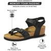 imageProject Cloud Genuine Leather Womens Sandals Wedge  Wedge Sandals ampamp Slippers  Memory Foam Women Footwear Beach Essentials NonSlip Sandals for Women 2025Blackbarrett