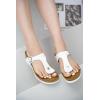 imageProject Cloud Genuine Leather Womens Sandals Wedge  Wedge Sandals ampamp Slippers  Memory Foam Women Footwear Beach Essentials NonSlip Sandals for Women 2025Whitebelize