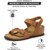 imageProject Cloud Genuine Leather Womens Sandals Wedge  Wedge Sandals ampamp Slippers  Memory Foam Women Footwear Beach Essentials NonSlip Sandals for Women 2025Chestnutbarrett