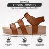 imageProject Cloud Platform Sandals Women  Comfortable Memory Foam Insole Ladies Wedges  Non Slip ampamp Lightweight Strap Wedge Sandals for Women 2025 PhasedScotch