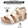 imageProject Cloud Platform Sandals Women  Comfortable Memory Foam Insole Ladies Wedges  Non Slip ampamp Lightweight Strap Wedge Sandals for Women 2025 PhasedCloud