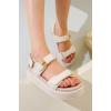 imageProject Cloud Platform Sandals Women Footwear  Memory Foam ampamp Comfortable Adjustable Strap Ladies Wedges  Non Slip Fashion Beach Sandals for Women 2025 GinevraBone