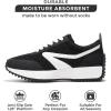 imageProject Cloud Womens Sneakers  Memory Foam Insole and Lightweight Spring Shoes  NonSlip Lace Up Trendy Shoes  Fashion Sneakers for Women 2025Black  Balinda