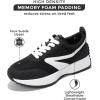 imageProject Cloud Womens Sneakers  Memory Foam Insole and Lightweight Spring Shoes  NonSlip Lace Up Trendy Shoes  Fashion Sneakers for Women 2025Black  Balinda