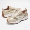 imageProject Cloud Womens Sneakers  Memory Foam Insole and Lightweight Spring Shoes  NonSlip Lace Up Trendy Shoes  Fashion Sneakers for Women 2025Gold