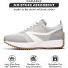 imageProject Cloud Womens Sneakers  Memory Foam Insole and Lightweight Spring Shoes  NonSlip Lace Up Trendy Shoes  Fashion Sneakers for Women 2025Grey