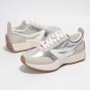 imageProject Cloud Womens Sneakers  Memory Foam Insole and Lightweight Spring Shoes  NonSlip Lace Up Trendy Shoes  Fashion Sneakers for Women 2025Silver
