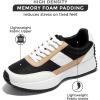 imageProject Cloud Womens Sneakers  Memory Foam Insole and Lightweight Spring Shoes  NonSlip Lace Up Trendy Shoes  Fashion Sneakers for Women 2025Tan