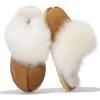 imageProject Cloud 100 Australian Sheepskin Scuff Slippers for Women  Genuine Shearling Memory Foam Slides for Women mules for women  NonSlip Womens Slippers RyannChestnut