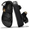 imageProject Cloud Platform Sandals Women Footwear  Memory Foam ampamp Comfortable Adjustable Strap Ladies Wedges  Non Slip Fashion Beach Sandals for Women 2025 GinevraBlack