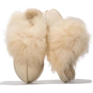 imageProject Cloud 100 Australian Sheepskin Scuff Slippers for Women  Genuine Shearling Memory Foam Slides for Women mules for women  NonSlip Womens Slippers RyannBeige