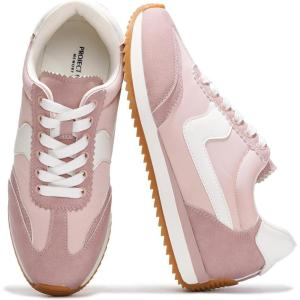 imageProject Cloud Fashion Sneakers for Women  Lace up Memory Foam Insole and NonSlip Womens Shoes Dressy Casual Spring Shoes MadisonPink