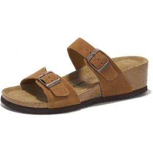 imageProject Cloud Genuine Leather Womens Sandals Wedge  Wedge Sandals ampamp Slippers  Memory Foam Women Footwear Beach Essentials NonSlip Sandals for Women 2025Tanbeau