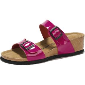 imageProject Cloud Genuine Leather Womens Sandals Wedge  Wedge Sandals ampamp Slippers  Memory Foam Women Footwear Beach Essentials NonSlip Sandals for Women 2025Hotpinkbeau