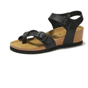 imageProject Cloud Genuine Leather Womens Sandals Wedge  Wedge Sandals ampamp Slippers  Memory Foam Women Footwear Beach Essentials NonSlip Sandals for Women 2025Blackbarrett