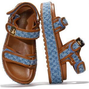 imageProject Cloud Platform Sandals Women Footwear  Memory Foam ampamp Comfortable Adjustable Strap Ladies Wedges  Non Slip Fashion Beach Sandals for Women 2025 GinevraDenim