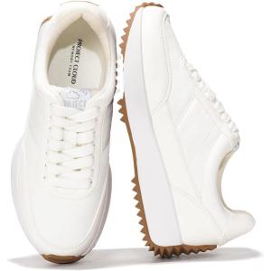 imageProject Cloud Womens Sneakers  Memory Foam Insole and Lightweight Spring Shoes  NonSlip Lace Up Trendy Shoes  Fashion Sneakers for Women 2025Cream