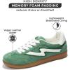imageIrita Project Cloud Sneakers  Laceup Trendy Sneakers Memory Foam Fashion Shoes  NonSlip Womens FootwearGreen Multi