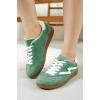 imageIrita Project Cloud Sneakers  Laceup Trendy Sneakers Memory Foam Fashion Shoes  NonSlip Womens FootwearGreen Multi