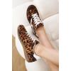 imageIrita Project Cloud Sneakers  Laceup Trendy Sneakers Memory Foam Fashion Shoes  NonSlip Womens FootwearLeopard