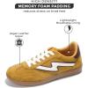 imageIrita Project Cloud Sneakers  Laceup Trendy Sneakers Memory Foam Fashion Shoes  NonSlip Womens FootwearMustard