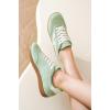 imageIrita Project Cloud Sneakers  Laceup Trendy Sneakers Memory Foam Fashion Shoes  NonSlip Womens FootwearPistachio