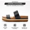 imageProject Cloud Womens Sandals  Lightweight WaterResistant ampamp NonSlip Wedge Sandal for Women  Memory Foam Insole Comfortable Beach Wedges  Perfect Summer Sandals for Women 2025 RiptideBlack