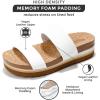 imageProject Cloud Womens Sandals  Lightweight WaterResistant ampamp NonSlip Wedge Sandal for Women  Memory Foam Insole Comfortable Beach Wedges  Perfect Summer Sandals for Women 2025 RiptideOffwhite